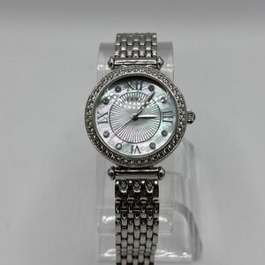 Women's DMQ CZ Silver Tone Watch, 11665